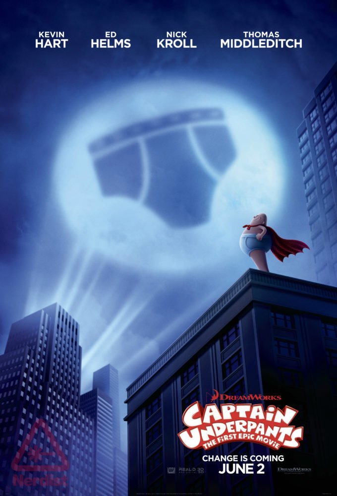 پوستر «کاپیتان زیرشلواری: اولین فیلم حماسی»(Captain Underpants: The First Epic Movie)